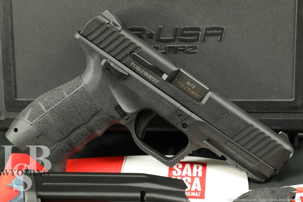 Sarsilmaz USA SAR9 9mm 4.5” Semi-AutoStriker Fired Pistol w/ Case-img-0