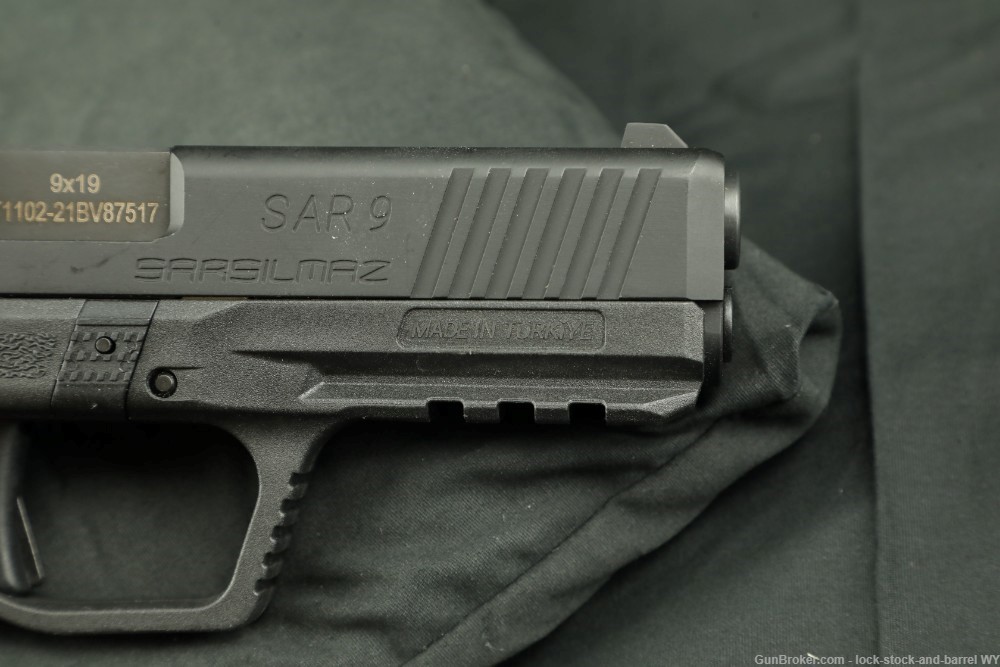 Sarsilmaz USA SAR9 9mm 4.5” Semi-AutoStriker Fired Pistol w/ Case-img-21
