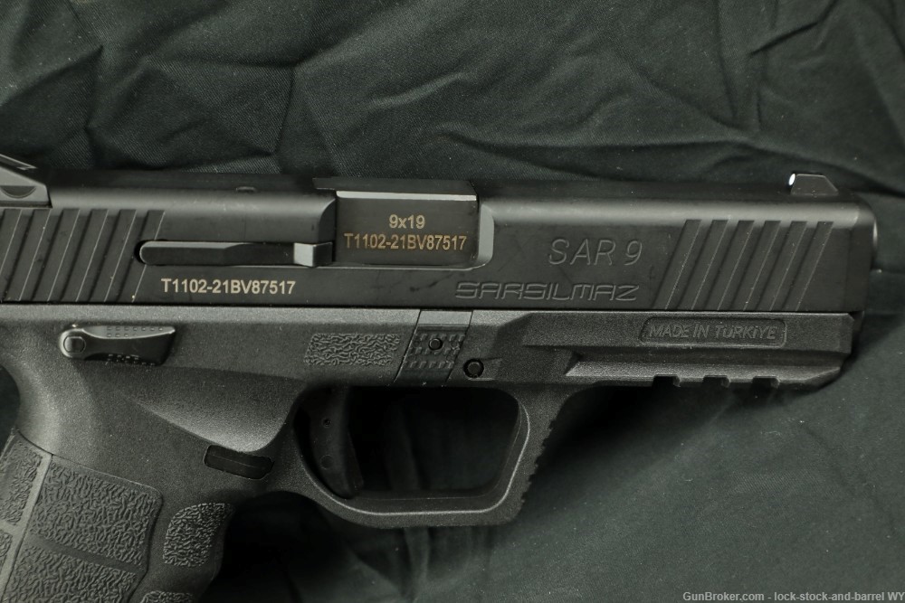Sarsilmaz USA SAR9 9mm 4.5” Semi-AutoStriker Fired Pistol w/ Case-img-5