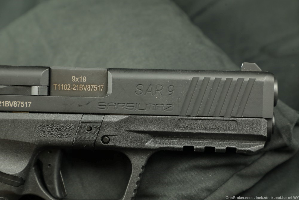 Sarsilmaz USA SAR9 9mm 4.5” Semi-AutoStriker Fired Pistol w/ Case-img-20