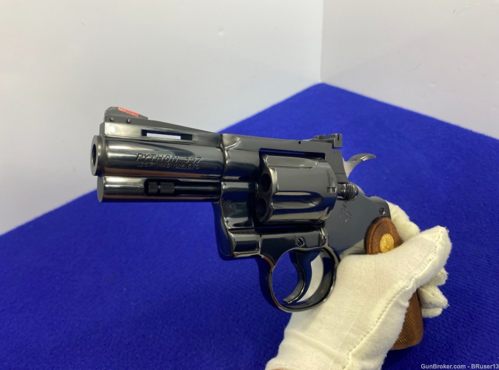  1983 Colt Python 3" 357mag Blue *JAW DROPPING HOLY GRAIL 3" PYTHON*-img-32