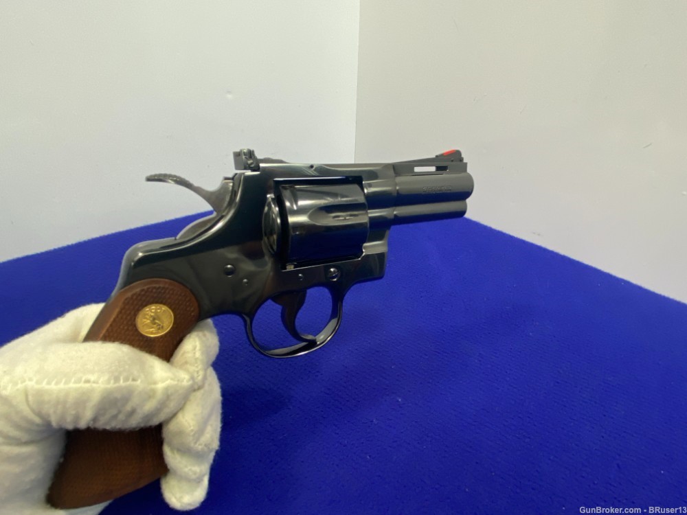  1983 Colt Python 3" 357mag Blue *JAW DROPPING HOLY GRAIL 3" PYTHON*-img-26