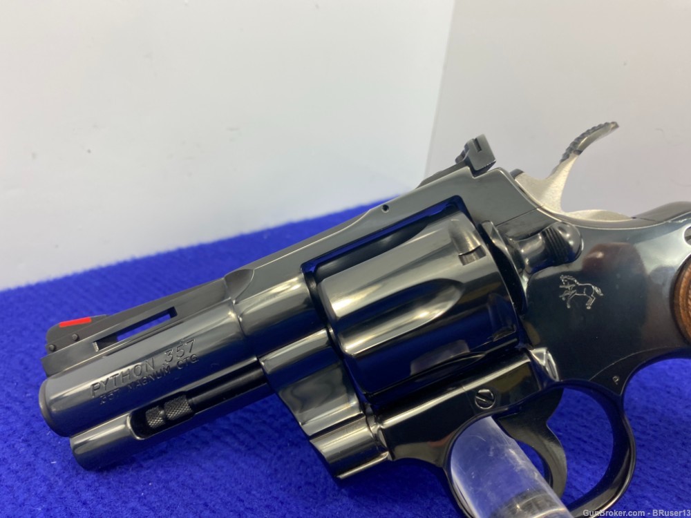  1983 Colt Python 3" 357mag Blue *JAW DROPPING HOLY GRAIL 3" PYTHON*-img-9