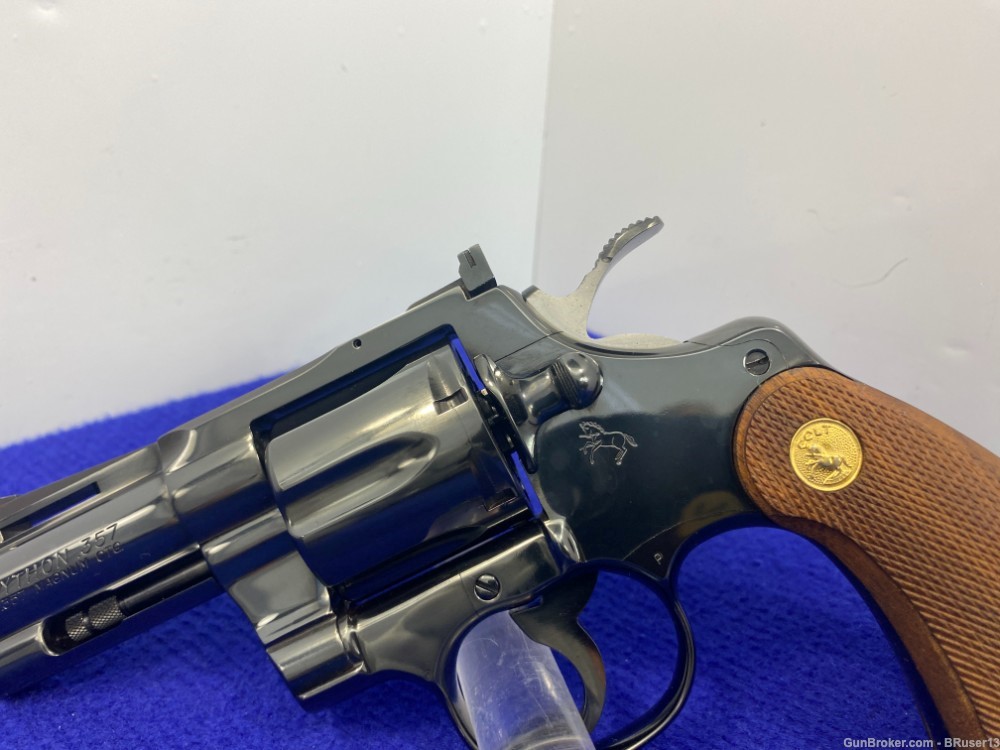  1983 Colt Python 3" 357mag Blue *JAW DROPPING HOLY GRAIL 3" PYTHON*-img-8