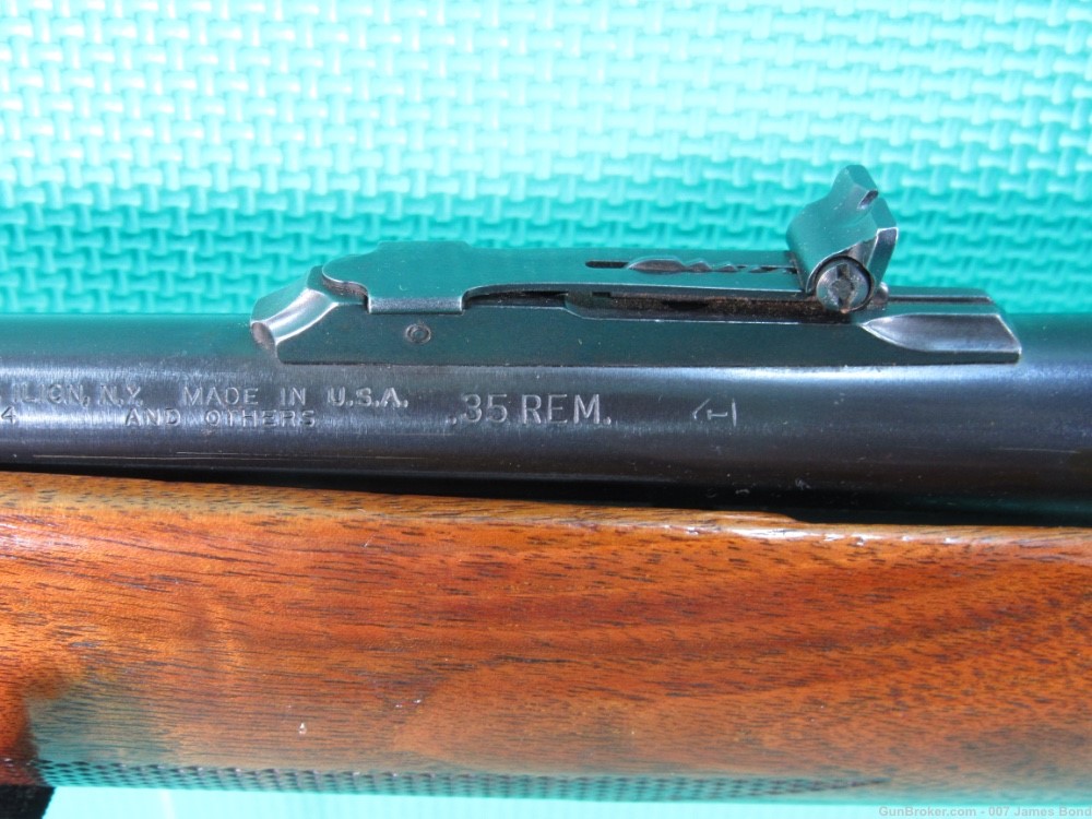 Remington 760 Gamemaster 35 Rem Pump Action 22” Made In 1966 Blued w/Wood -img-25
