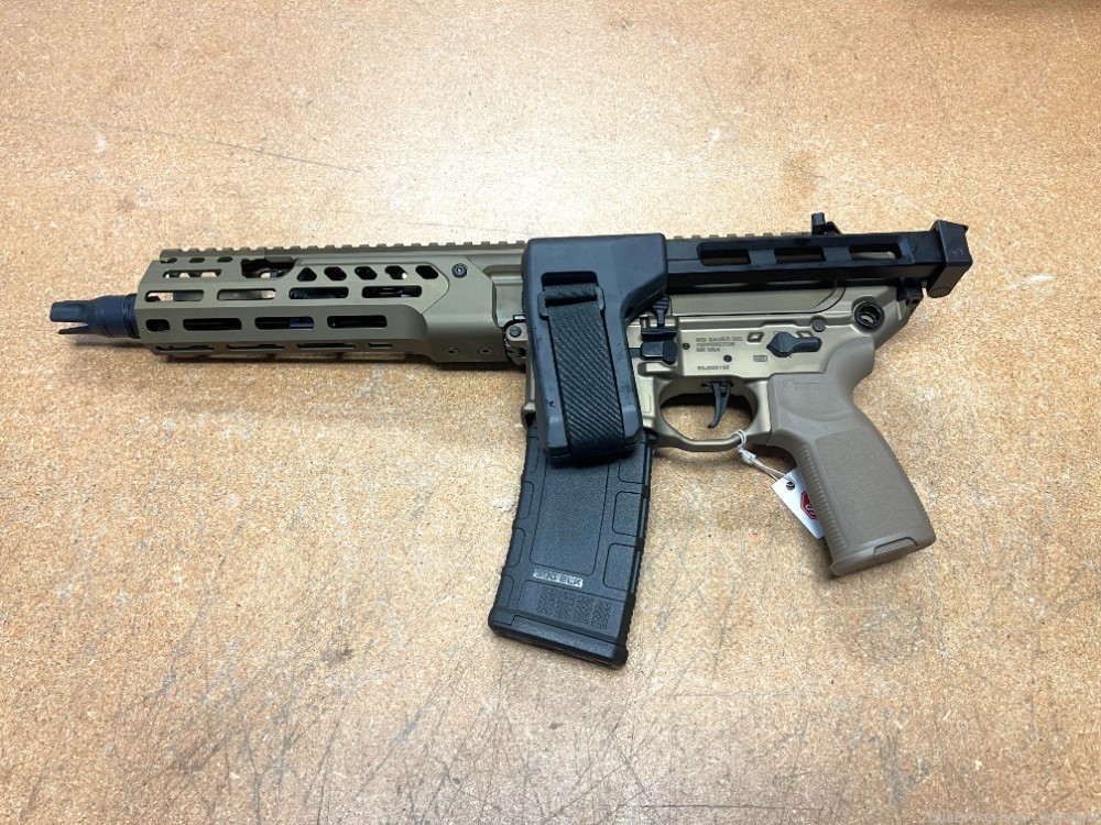 Sig Sauer MCX Spear-LT 300 Blackout 9" Pistol SB Tactical Brace NO CC FEES-img-2