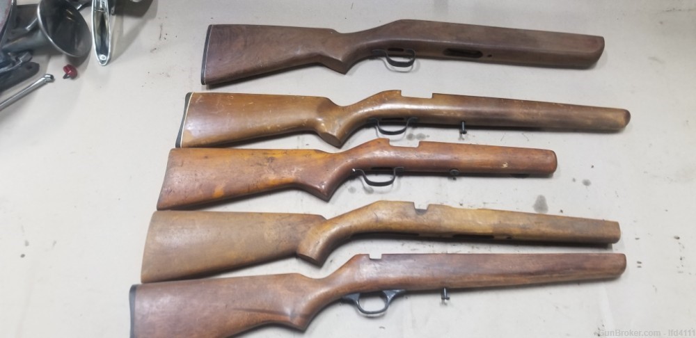 Rifle stocks, Vintage Wood Stock various makes-img-0