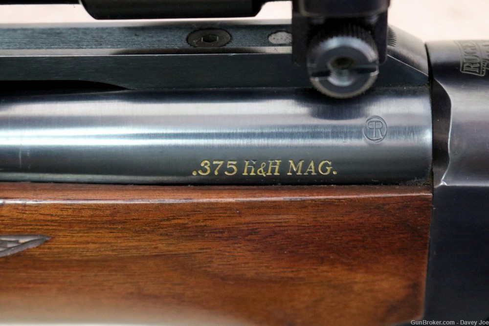 Quality Ruger No 1-H Tropical 375 H&H Magnum with scope 1979-img-26