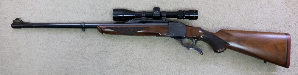 Quality Ruger No 1-H Tropical 375 H&H Magnum with scope 1979-img-12