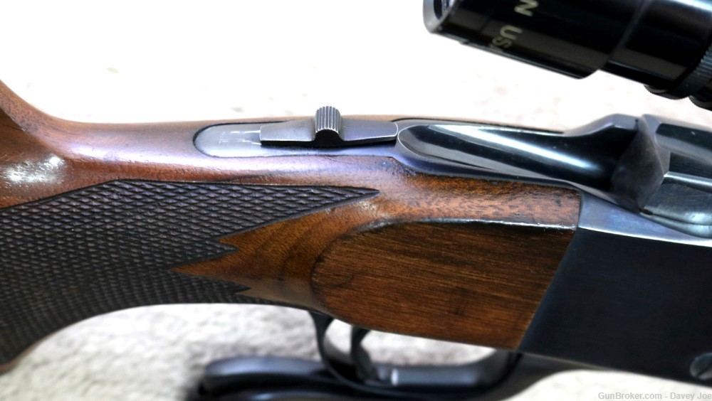 Quality Ruger No 1-H Tropical 375 H&H Magnum with scope 1979-img-8
