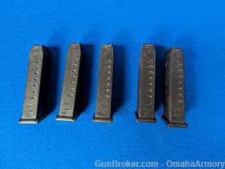 Lot of 5 Glock 22 10 Round Magazines Penny Start No Reserve-img-0
