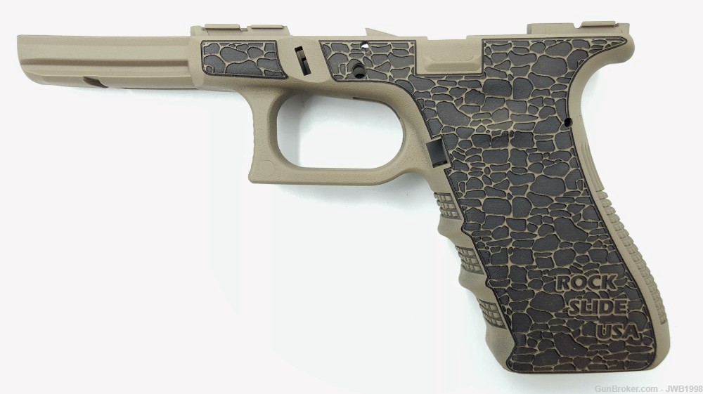 New Glock 17/22/31/35 Gen 3 Frame Laser Engraved Grip FDE PENNY AUCTION-img-1