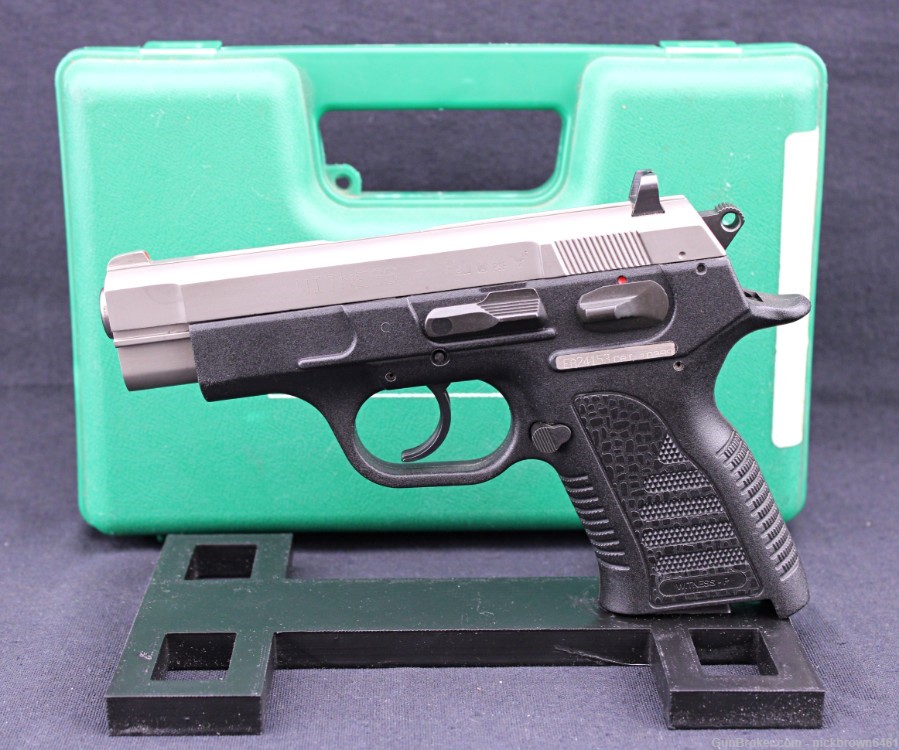 EAA TANFOGLIO WITNESS P 45 ACP 3.7" BBL STAINLESS STEEL TWO TONE-img-3