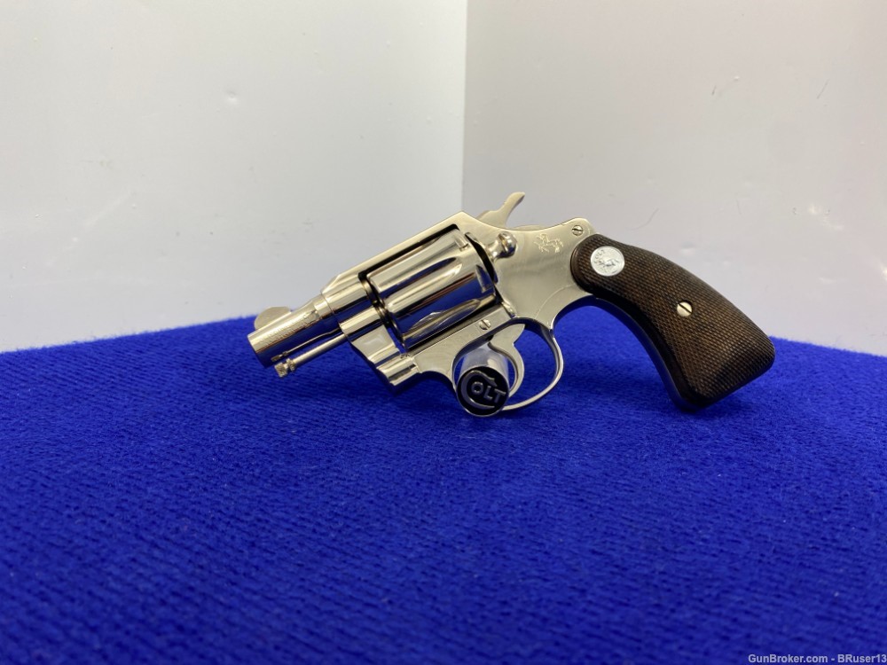 1964 Colt Detective Special .38 Spl SCARCE NICKEL MODEL *Simply Gorgeous*-img-0