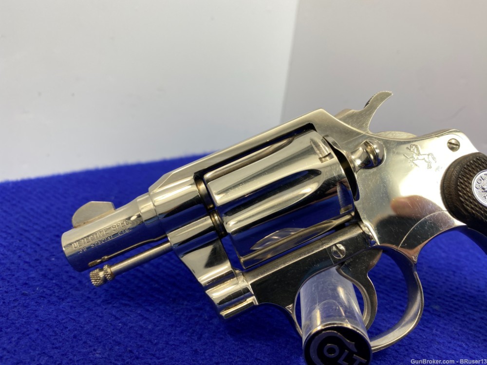 1964 Colt Detective Special .38 Spl SCARCE NICKEL MODEL *Simply Gorgeous*-img-6