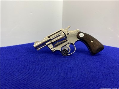 1964 Colt Detective Special .38 Spl SCARCE NICKEL MODEL *Simply Gorgeous*