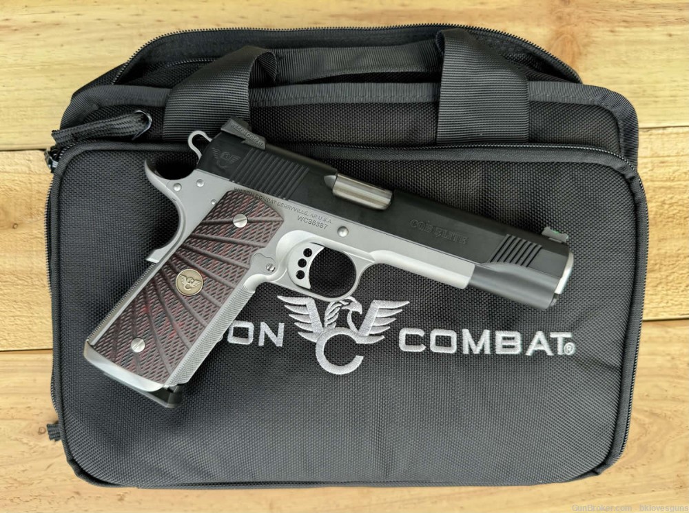 Wilson Combat CQB Elite Pistol. 45 ACP, 5", Two-Tone, NIB-img-0