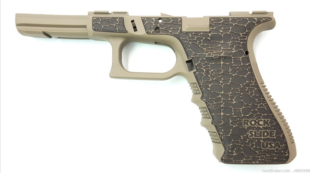 Glock 17/22/31 Gen 3 Frame Laser Engraved Grip FDE Cerakote PENNY AUCTION-img-1