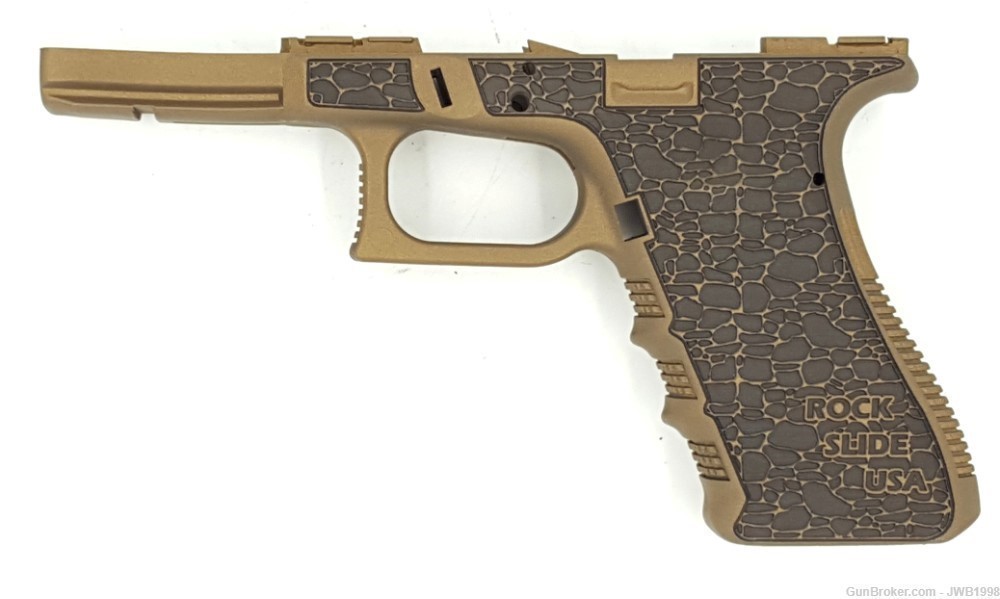 New Glock 17/22/31 Gen 3 Frame Laser Engraved Grip Bronze PENNY AUCTION-img-1