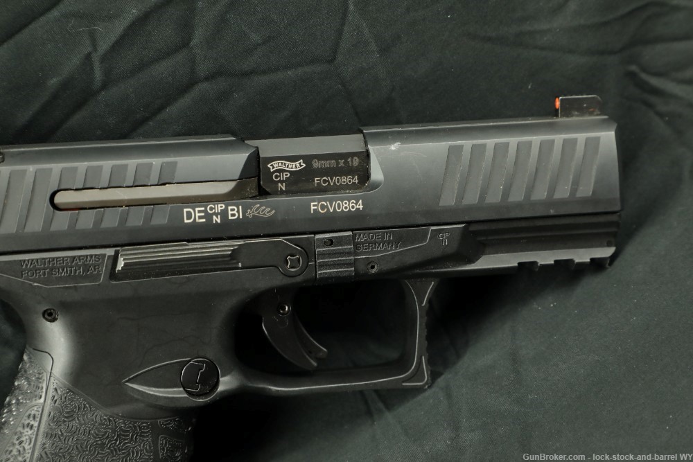 German Walther PPQ M2 9mm 4” Semi Auto Striker Fired Pistol w/ Case -img-5