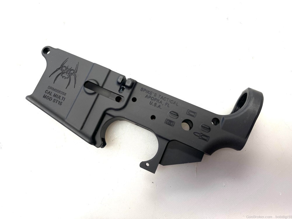  Spikes Spider AR15 Stripped Lower Receiver NO CC FEES-img-0