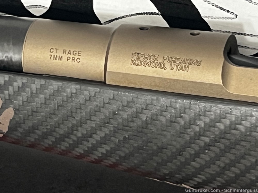 FIerce Carbon Titanium CT Rage 7mm PRC 7PRC 24" Senora Smoke NEW FREE AMMO-img-0