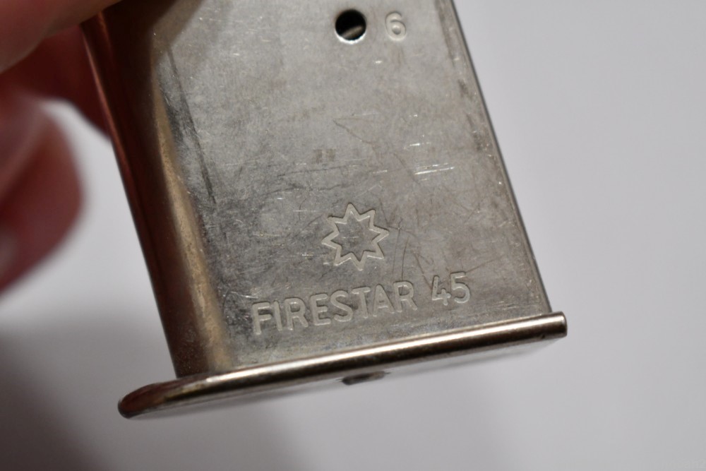 6 Factory STAR Firestar 45 ACP 6 Rd Stainless Steel Magazines-img-9