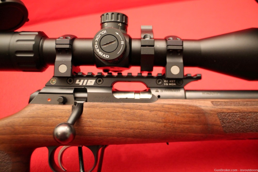 CZ 457 MTR .22 LR 20" heavy barrel rifle w/U.S. Optics T5 5-25x50 scope.-img-17