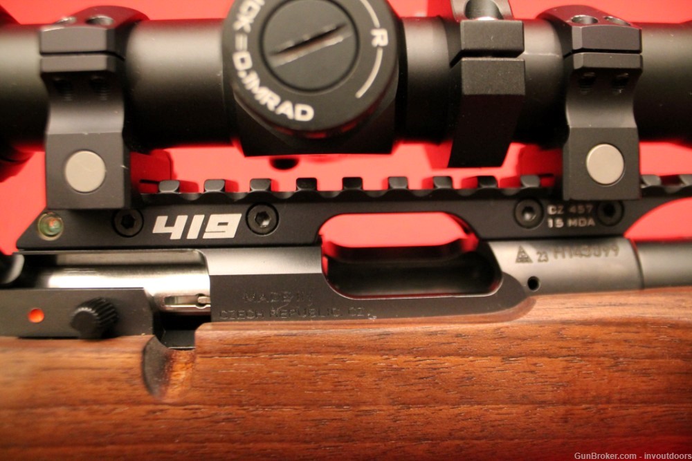 CZ 457 MTR .22 LR 20" heavy barrel rifle w/U.S. Optics T5 5-25x50 scope.-img-18