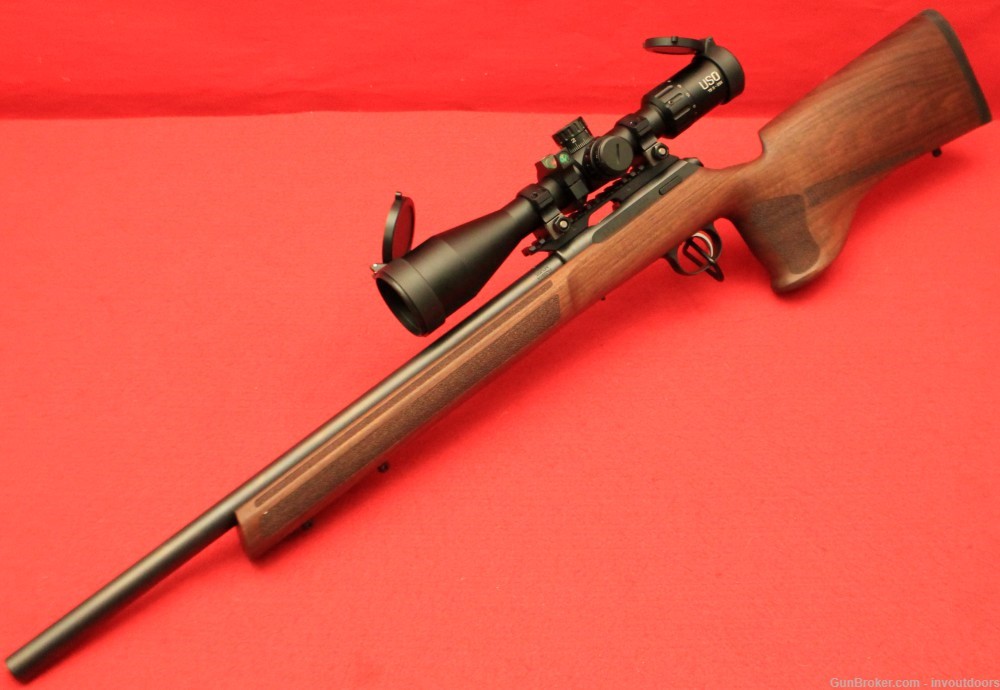 CZ 457 MTR .22 LR 20" heavy barrel rifle w/U.S. Optics T5 5-25x50 scope.-img-4