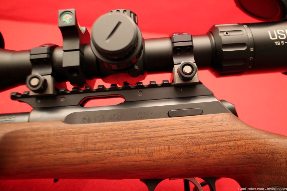 CZ 457 MTR .22 LR 20" heavy barrel rifle w/U.S. Optics T5 5-25x50 scope.-img-11