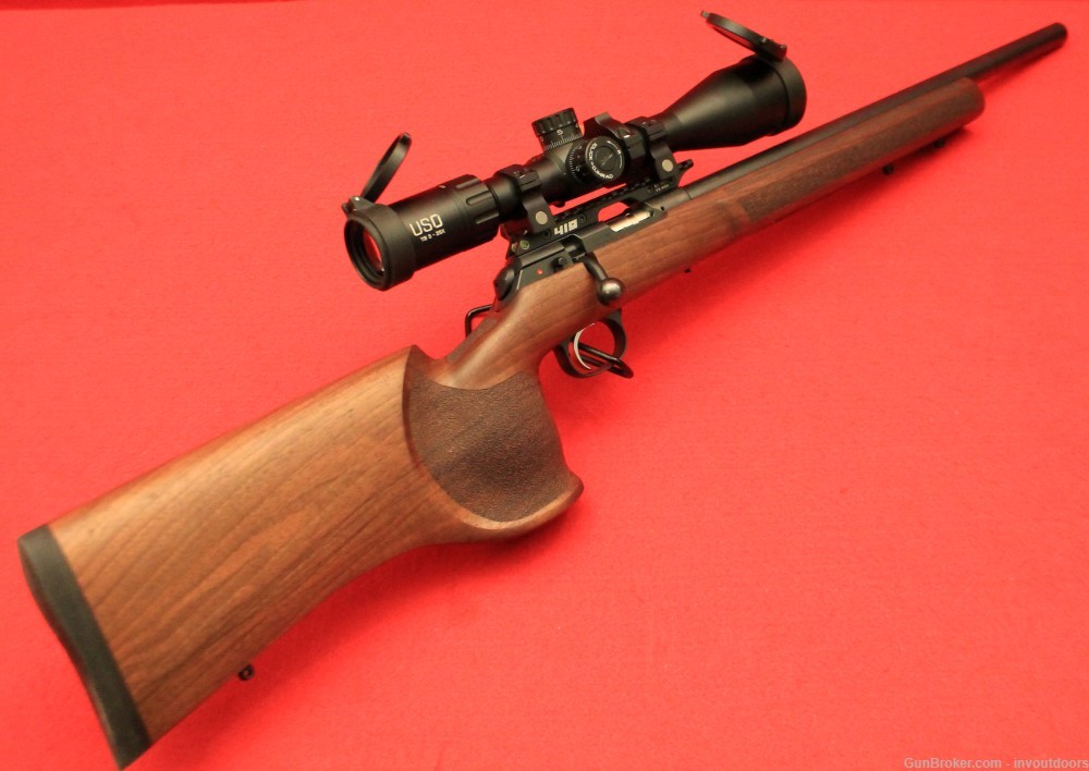 CZ 457 MTR .22 LR 20" heavy barrel rifle w/U.S. Optics T5 5-25x50 scope.-img-2