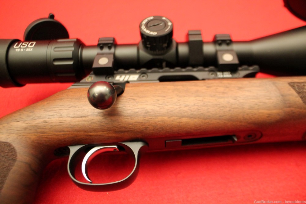 CZ 457 MTR .22 LR 20" heavy barrel rifle w/U.S. Optics T5 5-25x50 scope.-img-20