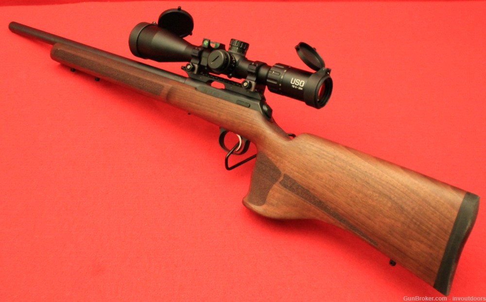 CZ 457 MTR .22 LR 20" heavy barrel rifle w/U.S. Optics T5 5-25x50 scope.-img-3