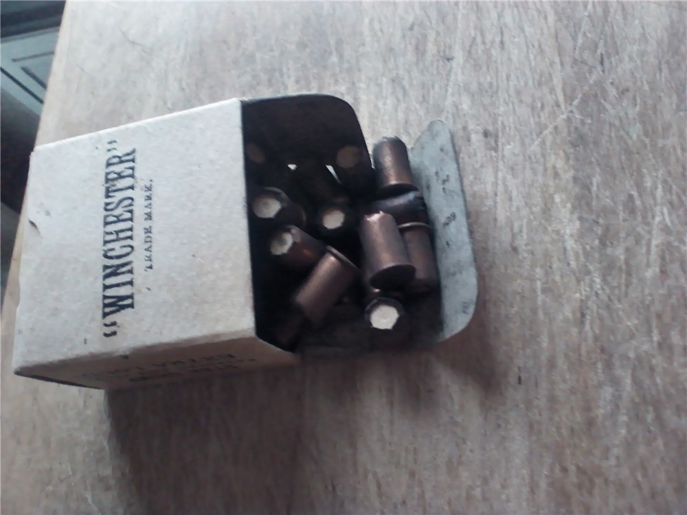 Vintage Winchester 32 short rim fire blanks-full box-extra loud-img-3