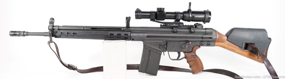 PTR 91 .308 Wood Furniture and Primary Arms SLx Scope-img-1