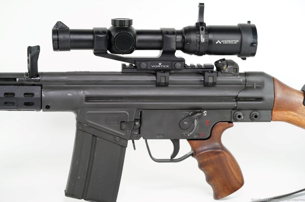 PTR 91 .308 Wood Furniture and Primary Arms SLx Scope-img-4