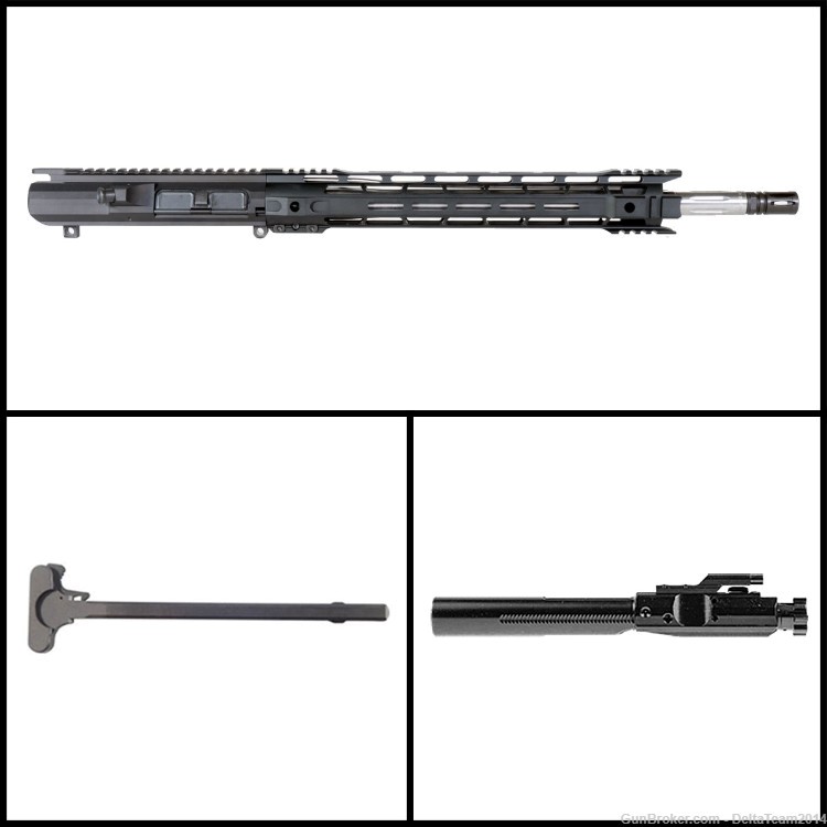 AR10 18in 6.5 Creedmoor Rifle Complete Upper - BCG and Charging Handle Incl-img-0