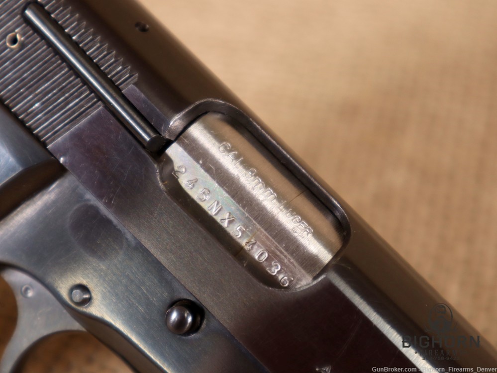 Browning Hi-Power Semi-Auto 9mm Pistol, 1993, *Belgian Made* Target Sights-img-18