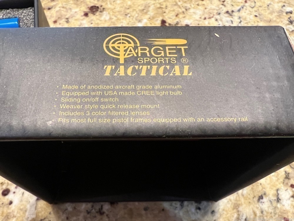 Target Sports Tactical 150 Lumen LED flashlight rail mount-img-2