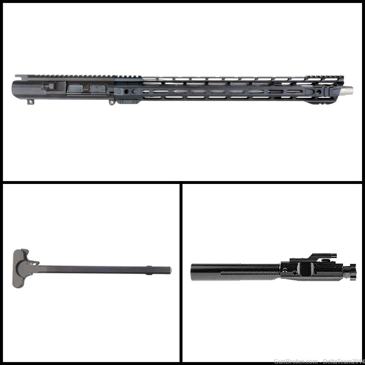 AR10 18in 6.5 Creedmoor Rifle Complete Upper - DPMS Style Upper - Assembled-img-0