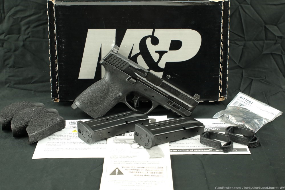 Smith & Wesson S&W M&P9 M2.0 Optic Ready Compact 9mm 4” Pistol w/ Box-img-2