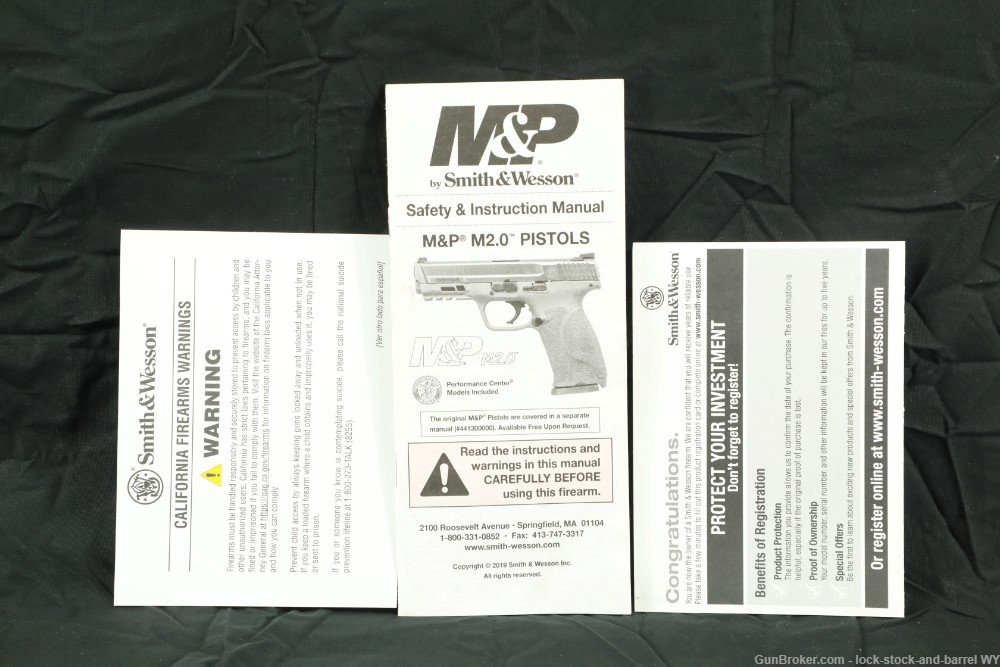 Smith & Wesson S&W M&P9 M2.0 Optic Ready Compact 9mm 4” Pistol w/ Box-img-29