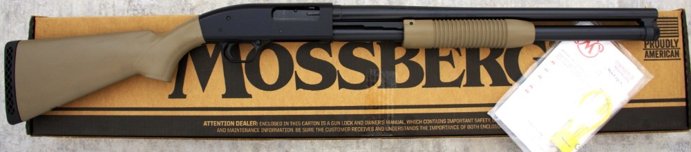 Mossberg Maverick Model 88 Security Slide Action Shotgun Dark Earth 12 ga-img-0