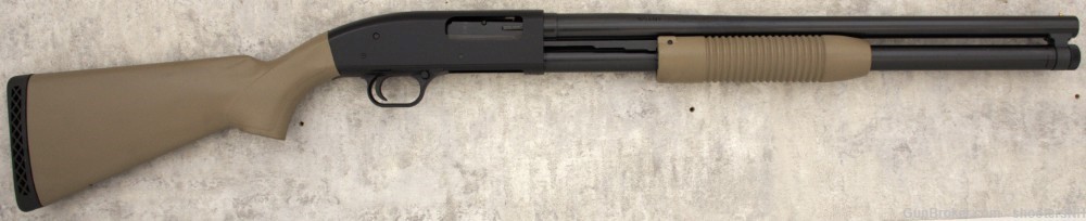 Mossberg Maverick Model 88 Security Slide Action Shotgun Dark Earth 12 ga-img-1