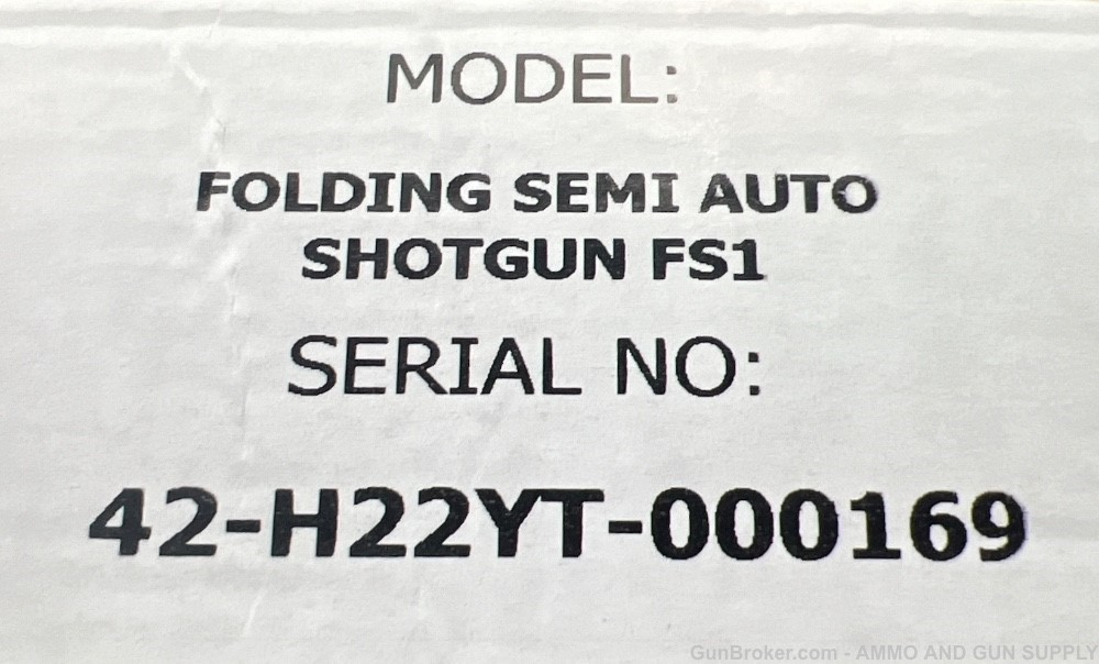 AXOR FOLDING SA-F SEMI-AUTO SHOTGUN - 4+1 -TACTICAL DEFENSE! PENNY START!-img-14