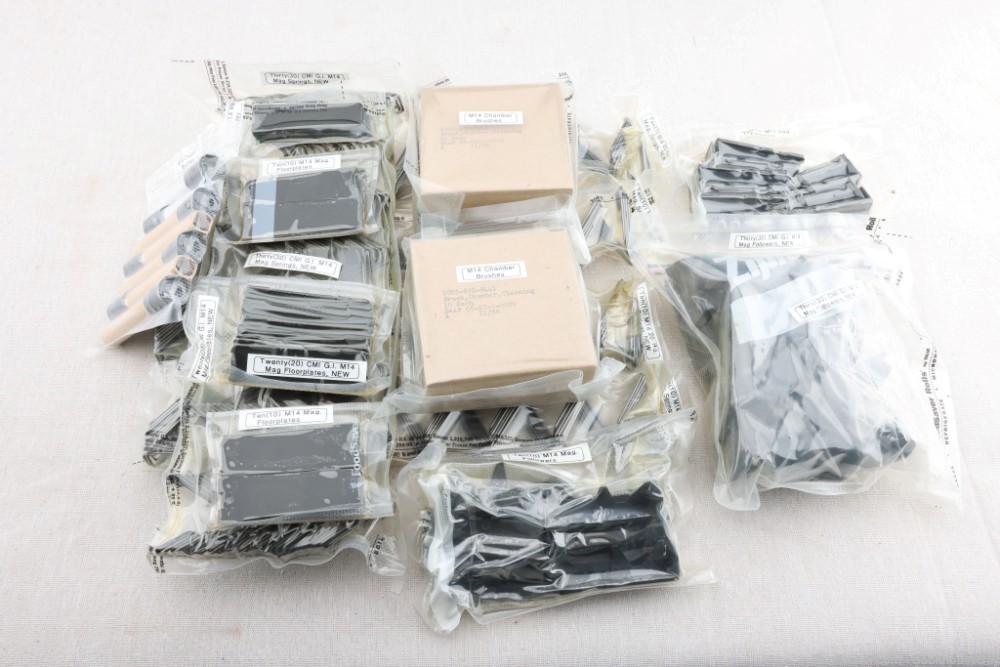 Lot of M14 and M1A magazine parts - New Springs Followers Floorplates-img-0