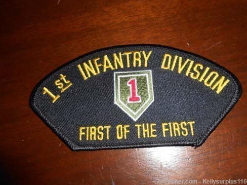 Large 1st Infantry Division Patch  -  FL1417-img-0