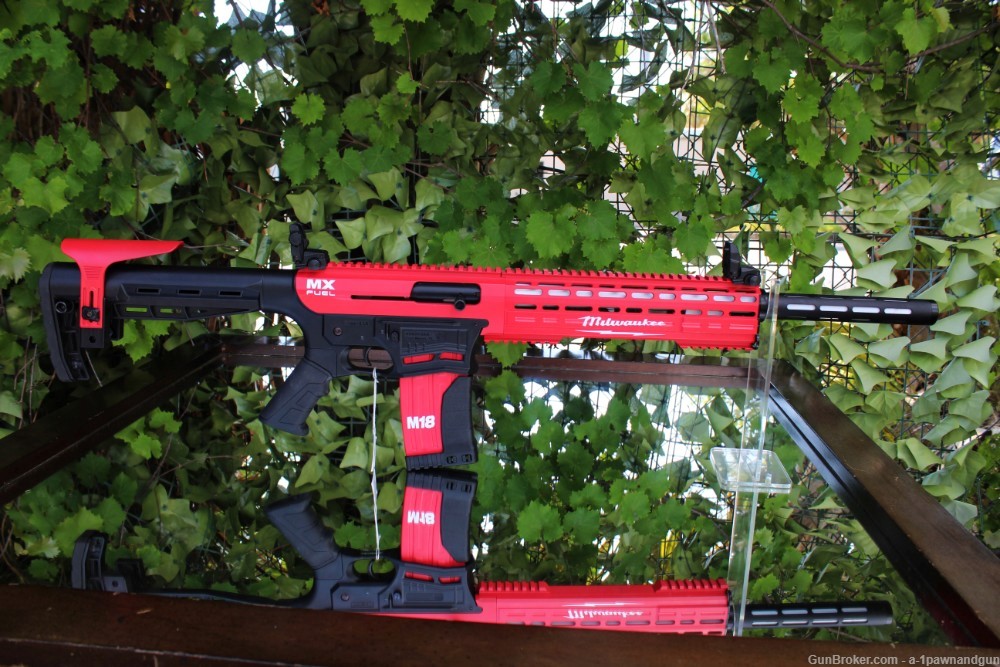 AR Style 12 Gauge Fear 116 "Milwaukee Tools  " Custom Duracoat  New W/ Case-img-19