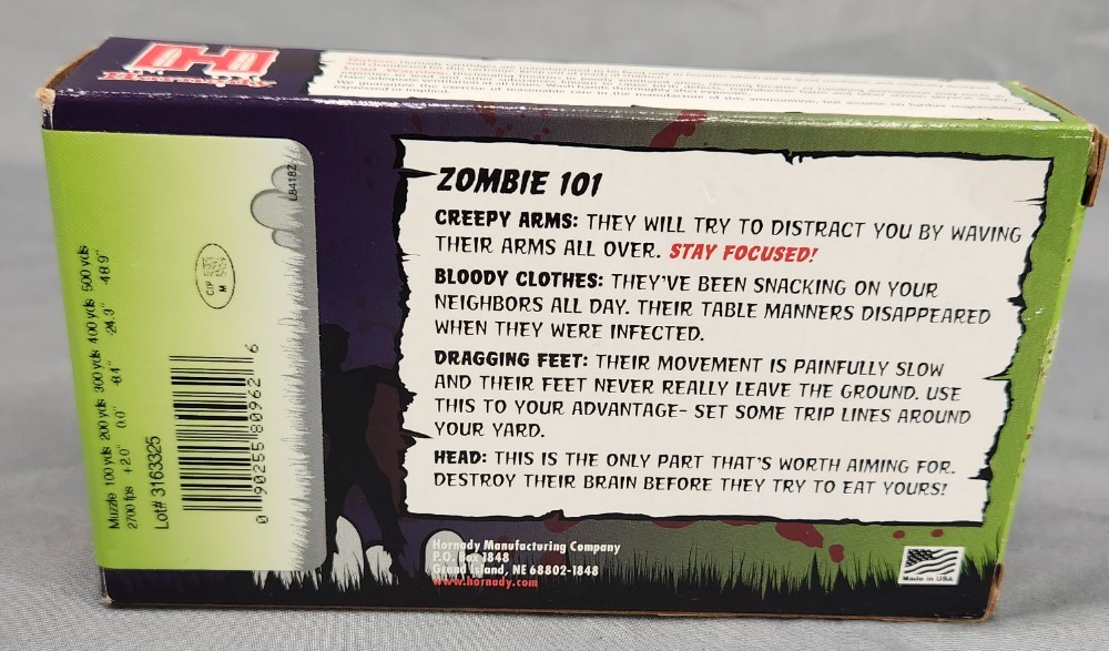 Hornady Zombie Max 308 empty box with 20 shell casings-img-5